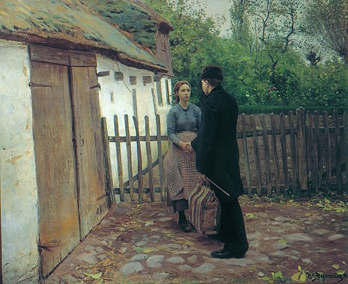 The parting, 1890, H. A. Brendekilde