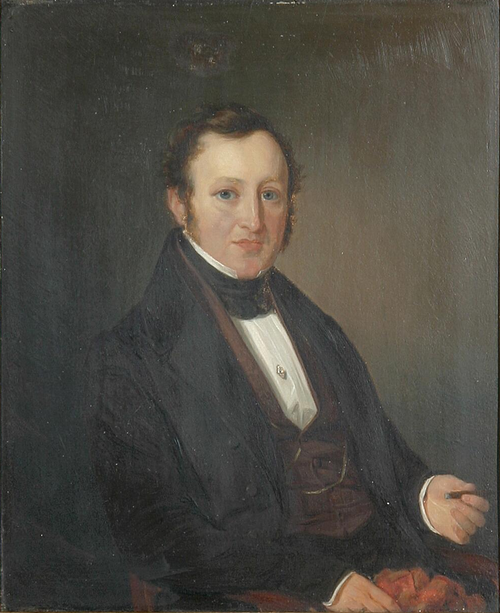 Portrait of doctor Esbensen., 1836, Emil Bærentzen