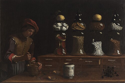 Spice Shop, 1637, Paolo Antonio Barbieri