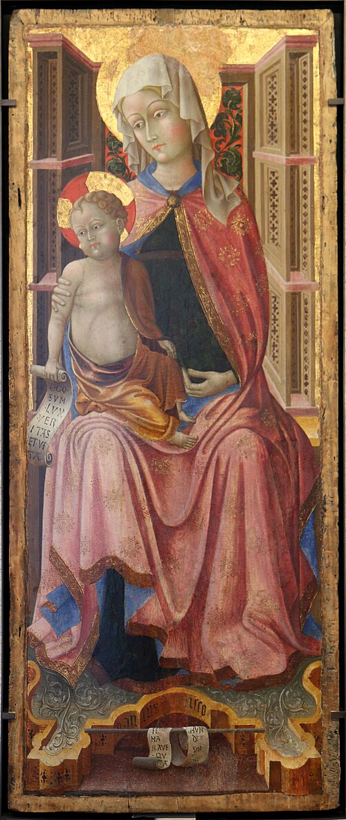 La Vierge et l'Enfant, 1450, Paolo da Visso