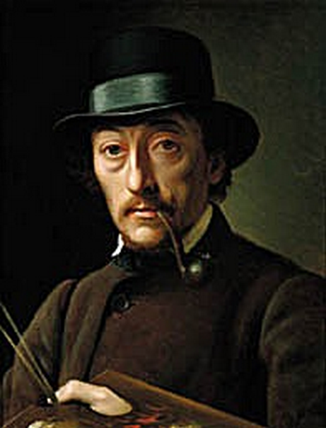 Portrait of Christian Rudolph Vogelsang., 1865, Anton Dorph
