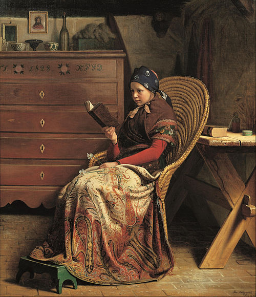 In a pine wood. Study, 1863, Christen Dalsgaard