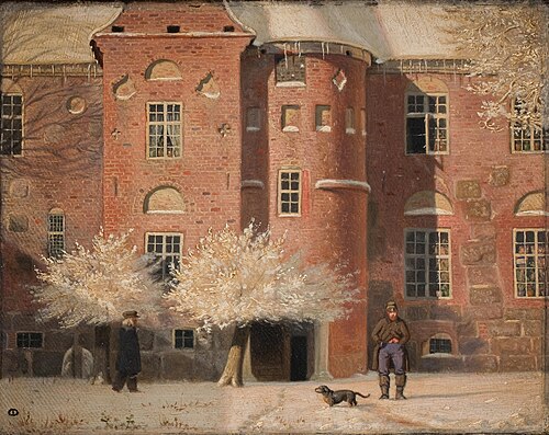 The Manor of Krabbesholm in Jutland, 1873, Christen Dalsgaard