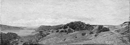 Jydsk Landskab, 1844, Christen Dalsgaard