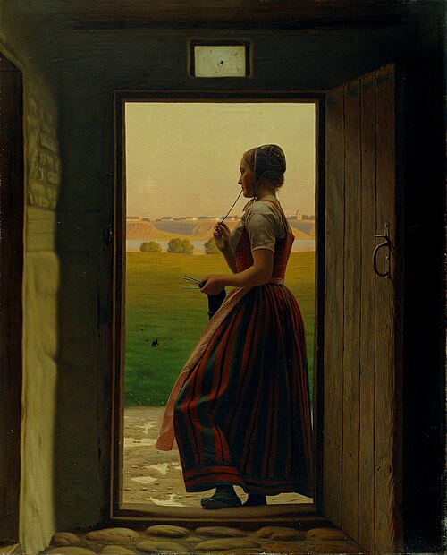 "Surely he will come?", 1879, Christen Dalsgaard