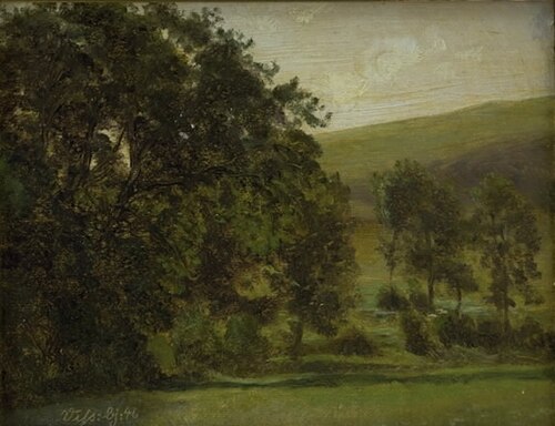 Trees at Vissenbjerg, Funen, 1846, Dankvart Dreyer