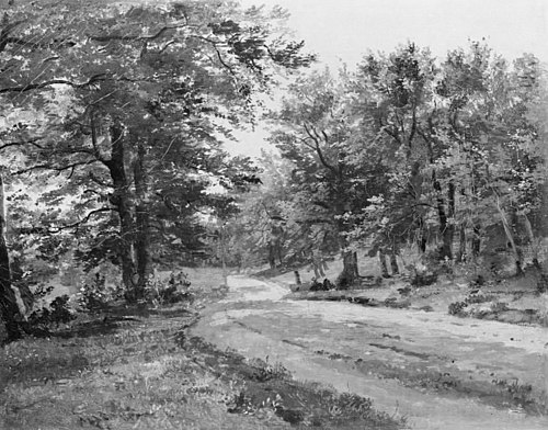 A Road in a Forest, 1844, Dankvart Dreyer