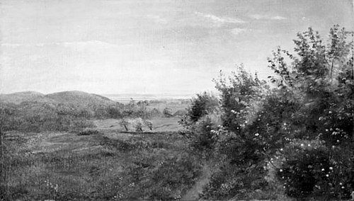 View of Mølleknap Hills, Funen, 1847, Dankvart Dreyer