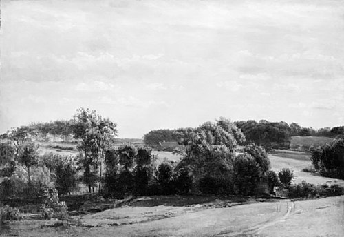 View near Rugaard, Funen, 1838, Dankvart Dreyer