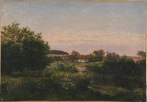 Landscape with a Cottage beside a Pond, 1841, Dankvart Dreyer