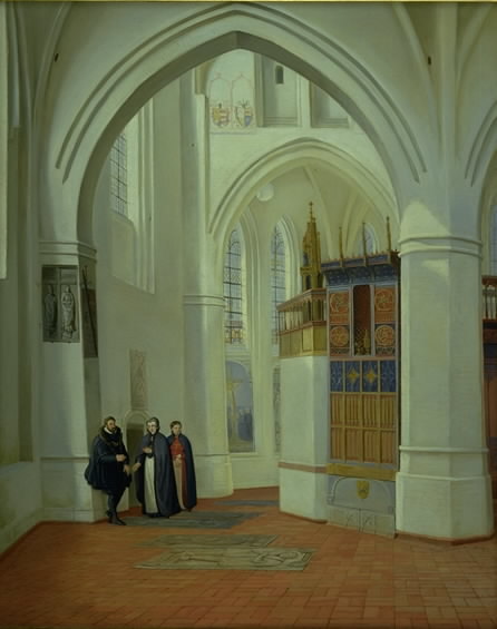 Koret i Assens Kirke, 1840, Dankvart Dreyer
