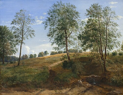 The Caroline Spring at Næsby on Funen, 1844, Dankvart Dreyer