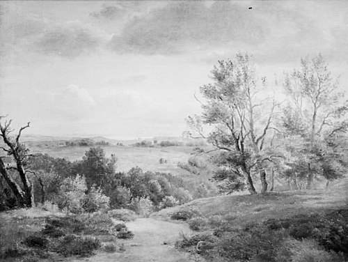Road in a Hilly Landscape, 1847, Dankvart Dreyer