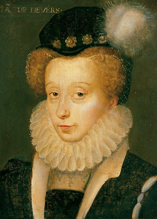 Henriette de Clèves (1542–1601), 4th Duchess of Nevers, 1600, François Clouet