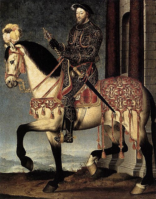 Portrait équestre de François Ier, 1540, François Clouet