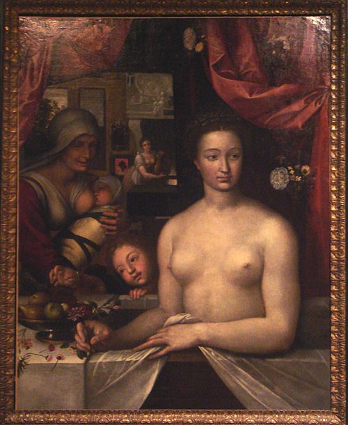 Portrait d'une dame au bain, , François Clouet