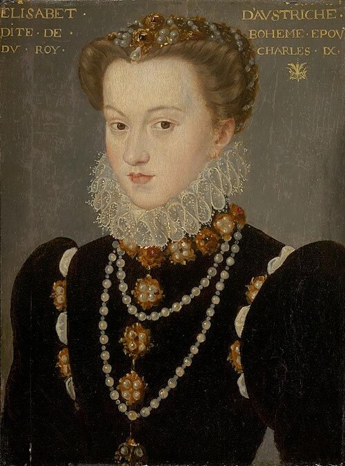 Élisabeth d'Autriche (1554 - 1592), 1571, François Clouet