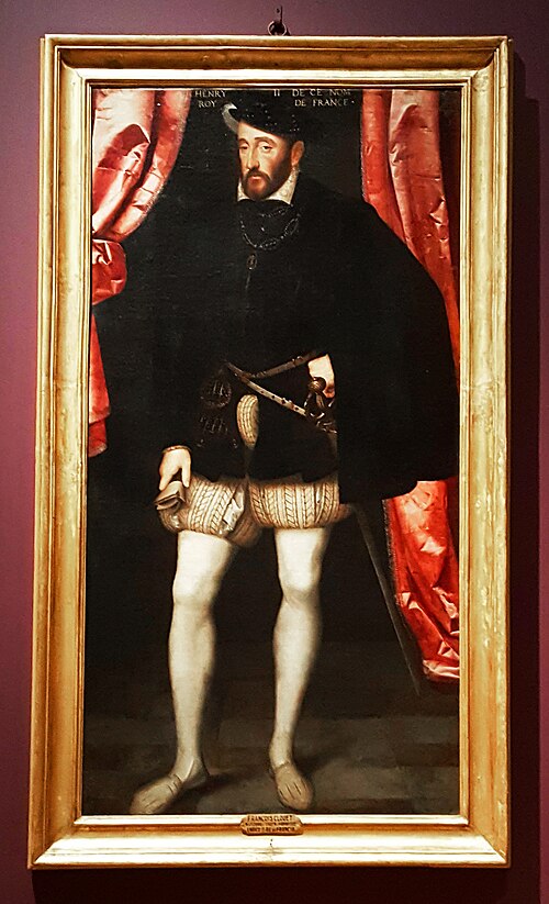 Portrait of Henry II, 1547, François Clouet