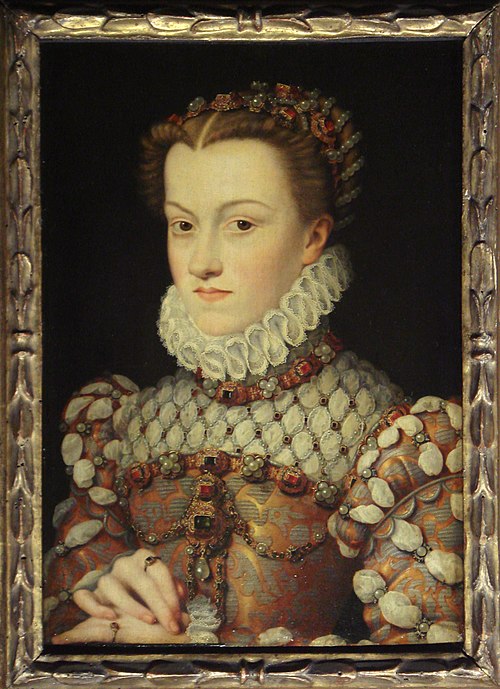 Élisabeth d'Autriche, 1550, François Clouet