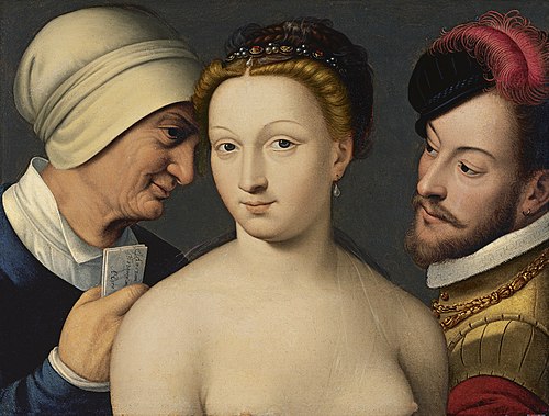 Billet doux, 1570, François Clouet