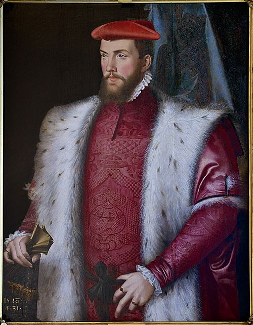 Odet de coligny, cardinal de chatillon, 1548, François Clouet