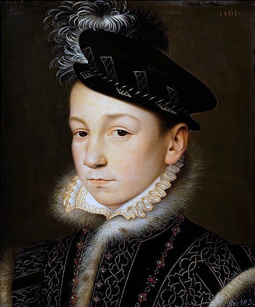 Le Roi Charles IX de France, 1561, François Clouet
