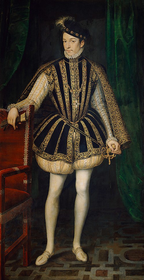 Portrait of King Charles IX of France, 1566, François Clouet