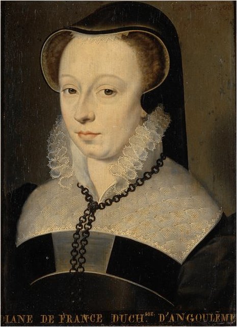 Diane de France, duchesse d'Angoulème, 1568, François Clouet