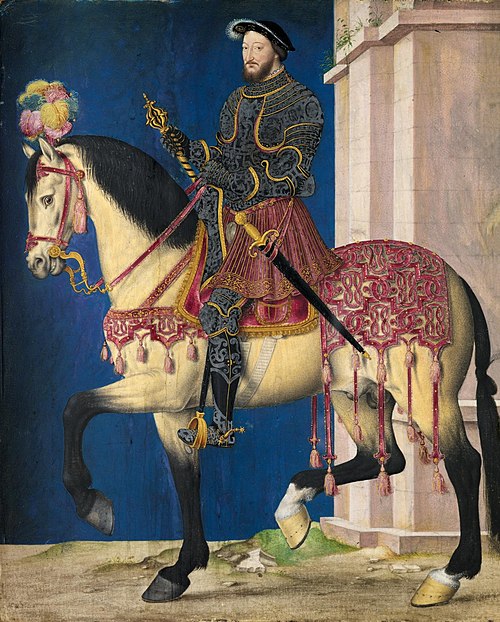 portrait équestre de François Ier, 1540, François Clouet