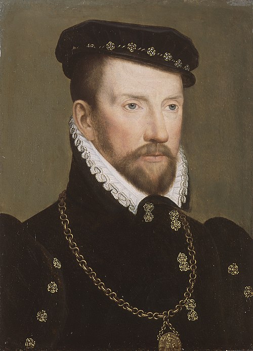 Portrait of Admiral Gaspard II de Coligny, 1550, François Clouet