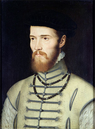 portrait d'homme, dit don Juan d'Autriche, 1555, François Clouet