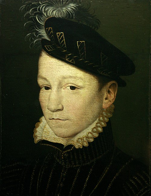 Portrait de Charles IX, , François Clouet