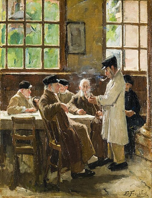 Bewoners van het Oudeliedengesticht, 1902, Eduard Frankfort
