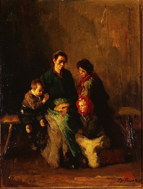 De nabestaanden, 1910, Eduard Frankfort