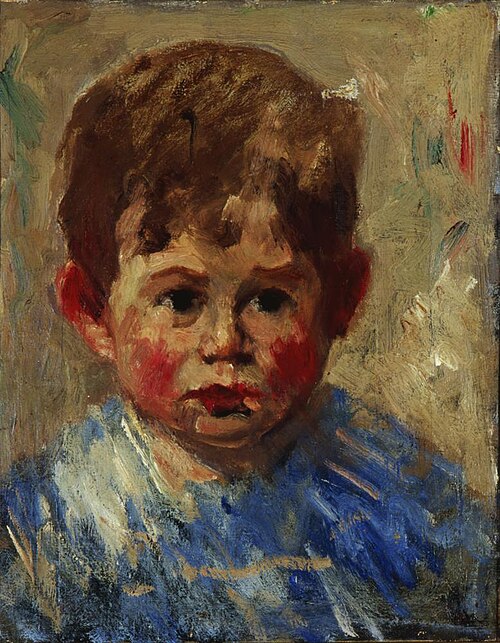Portret van Jack Frankfort, 1917, Eduard Frankfort
