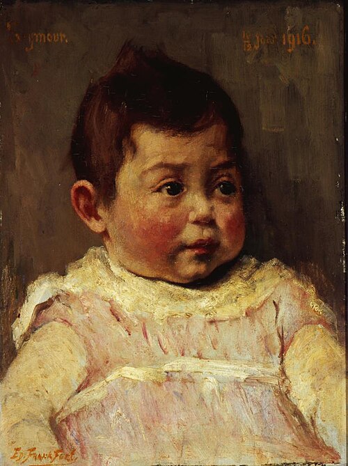 portret Seymour Alexander Frankfort, 1917, Eduard Frankfort