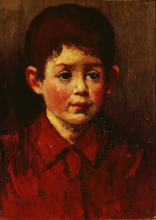 Portret van Jack Frankfort, 1917, Eduard Frankfort