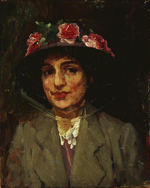 Portret Klara Frankfort-Kloots, 1915, Eduard Frankfort