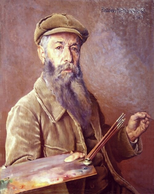 Étude dans un miroir, 1903, Paterne Berrichon