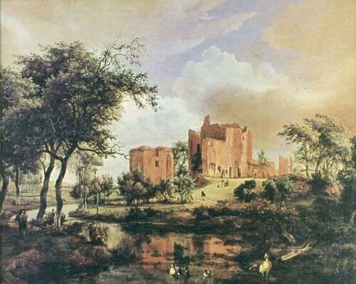 Ruins of Brederode Castle, , Meindert Hobbema