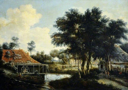 The Watermill, , Meindert Hobbema