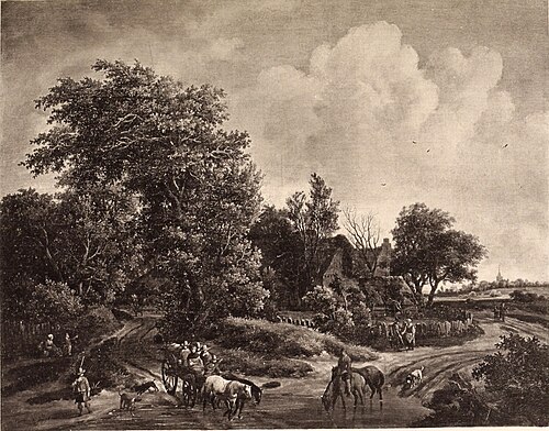 Lisière de forêt, 1662, Meindert Hobbema
