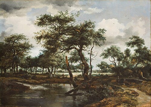 A Pond in the Forest, 1668, Meindert Hobbema