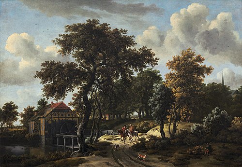 The Travelers, 1662, Meindert Hobbema