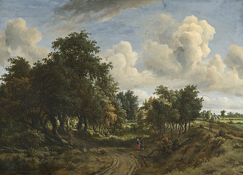 A Wooded Landscape, 1663, Meindert Hobbema