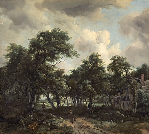 Hut among Trees, 1664, Meindert Hobbema