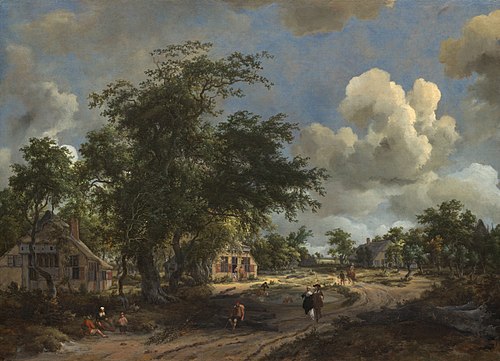 A View on a High Road, 1665, Meindert Hobbema