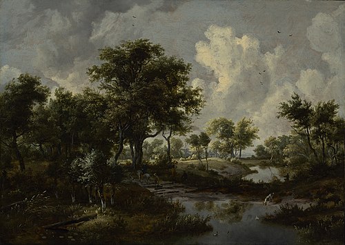 A Wooded Landscape, 1667, Meindert Hobbema
