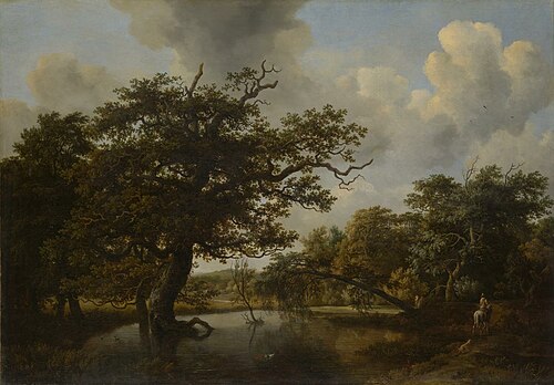 The old oak, 1662, Meindert Hobbema