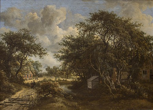 A Village among Trees, 1670, Meindert Hobbema
